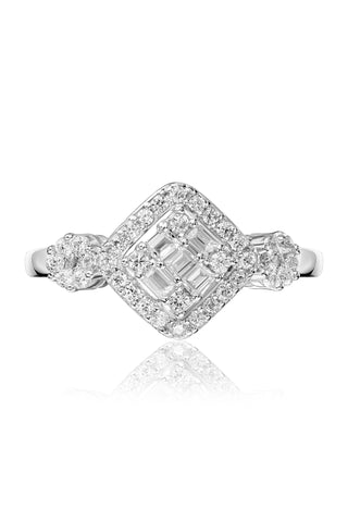 CZ Square Ring