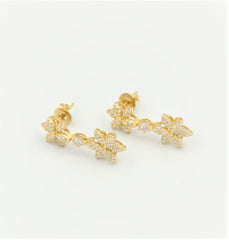 Gold Plated Star Flower Necklace