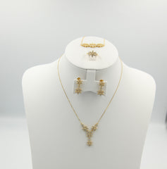 925 الفضة الاسترليني ، قلادة زهرة